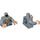 LEGO Sandblau Danny Nedermeyer Minifig Torso (973 / 76382)
