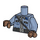 LEGO Sand Blue Female Gringotts Guard Minifig Torso (973 / 76382)