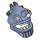 LEGO Zandblauw Vis Hoofd Masker (34737 / 34784)