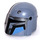 LEGO Sandblau Helm mit Sides Löcher mit Paz Vizsla Azure und Schwarz Muster (78719 / 87610)