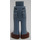 LEGO Bleu Sable Hanche avec Pants avec Reddish Marron Shoes (35584 / 35642)