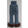 LEGO Sandblau Hüfte mit Pants mit Reddish Brown Shoes (35584 / 35642)