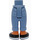 LEGO Sand Blue Hip with Short Trousers with Black Slippers (101347)
