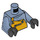 LEGO Sand Blue Jonas Jr. Minifig Torso (973 / 76382)