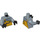 LEGO Sandblau Jonas Jr. Minifig Torso (973 / 76382)