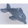 LEGO Zandblauw Springen Dolfijn met Onderzijde As Houder met Medium Azure Ogen (13392 / 14079)