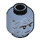 LEGO Sand Blue Korg Plain Head (Recessed Solid Stud) (3626 / 79252)
