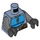 LEGO Sand Blue Mandalorian Warrior with Dark Azure Helmet Minifig Torso (76382)