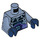 LEGO Sand Blue Minifig Torso (973 / 76382)