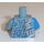 LEGO Blu sabbiato Minifigure Busto Clay con Dark Blu Falcon in Scudo (973)