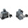 LEGO Sandblau Minifig Torso Scuba Suit mit Utility Gürtel Print mit 3 Pouches Vorderseite, 3 Pouches Der Rücken (973 / 76382)