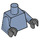 LEGO Azul arena Minifigura Torso para Watto, con Dark Stone Grey Manos (973 / 76382)