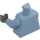 LEGO Sand Blue Minifigure Torso for Watto, with Dark Stone Grey Hands (973 / 76382)