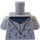 LEGO Sand Blue Moaning Myrtle Minifig Torso (973)