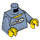 LEGO Sand Blue Mother Doomsday Minifig Torso (973 / 76382)