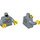 LEGO Sand Blue Mother Doomsday Minifig Torso (973 / 76382)