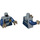 LEGO Sandblau Officer im Jumpsuit Minifig Torso (973 / 76382)