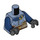 LEGO Sand Blue Orc Rogue Minifig Torso (973 / 76382)