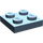 LEGO Zandblauw Plaat 2 x 2 (3022 / 94148)