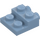 LEGO Sand Blue Plate 2 x 2 x 0.7 with 2 Studs on Side (4304 / 99206)