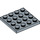 LEGO Bleu sable assiette 4 x 4 (3031)