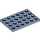 LEGO Zandblauw Plaat 4 x 6 (3032)