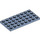 LEGO Sand Blue Plate 4 x 8 (3035)