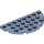 LEGO Zandblauw Plaat 4 x 8 Ronde Halve Cirkel (22888)
