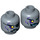 LEGO Sand Blue Reex Minifigure Head (Recessed Solid Stud) (3626 / 28927)