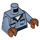 LEGO Sand Blue Scott Francis Minifig Torso (973 / 76382)