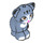 LEGO Sandblau Sitting Katze mit Streifen und Brown Augen (29121)