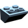 LEGO Zandblauw Helling 2 x 2 (45°) Omgekeerd met platte afstandsring eronder (3660)