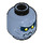 LEGO Sand Blue Stone Stomper Minifigure Head (Recessed Solid Stud) (29989 / 32722)