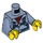 LEGO Sandblau Submarine Pilot Minifig Torso (973 / 76382)