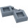 LEGO Sandblau Fliese 2 x 2 Ecke mit Cutouts (27263)