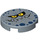 LEGO Sand Blue Tile 2 x 2 Round with Rock Monster with Bottom Stud Holder (14769 / 29493)