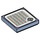 LEGO Bleu sable Tuile 2 x 2 avec Amp Scanner Code avec rainure (3068 / 79589)