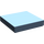 LEGO Bleu sable Tuile 2 x 2 avec rainure (3068 / 88409)