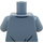 LEGO Zandblauw Torso met Robe over Dark Blauw Trui (973 / 76382)