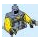 LEGO Sandblau Torso mit Scuba Suit, Sleeveless, Utility Gürtel und Gloves (973 / 76382)