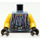 LEGO Zandblauw Torso met Scuba Vest (973 / 76382)