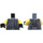 LEGO Zandblauw Torso met Scuba Vest (973 / 76382)