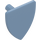 LEGO Sand Blue Triangular Shield (Short) (3846)