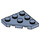 LEGO Zandblauw Wig Plaat 3 x 3 Hoek (2450)