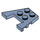 LEGO Sandblau Keil Platte 3 x 4 mit Bolzenkerben (28842 / 48183)