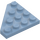 LEGO Sand Blue Wedge Plate 4 x 4 Corner (30503)