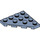 LEGO Sand Blue Wedge Plate 4 x 4 Corner (30503)