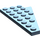 LEGO Bleu sable Coin assiette 4 x 8 Aile La gauche avec encoche pour tenon en dessous (3933)