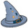 LEGO Sand Blue Wizard Hat with Gold Buckle and Stars with Smooth Surface (6131 / 61860)