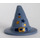 LEGO Sand Blue Wizard Hat with Gold Buckle and Stars with Smooth Surface (6131 / 61860)